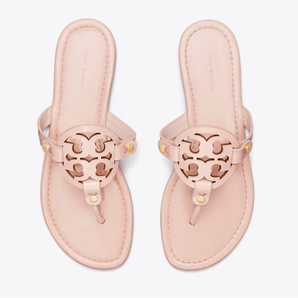 Tory Burch Miller Sandals Seashell Pink size 7 - Picture 14 of 14